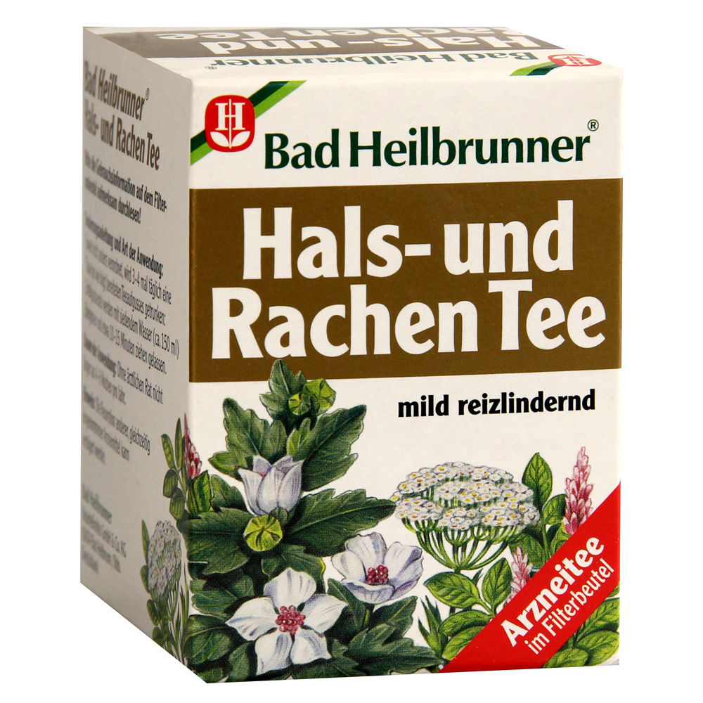 BAD HEILBRUNNER Hals- und Rachen Tee Filterbeutel 8x1.75 Gramm