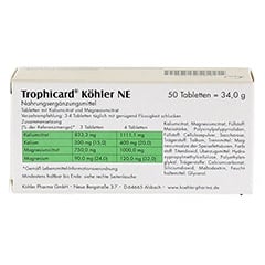 TROPHICARD Khler NE Tabletten 50 Stck - Rckseite