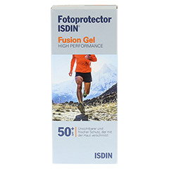 Isdin Fotoprotector Fusion Gel SPF 50+ 100 Milliliter - Rckseite