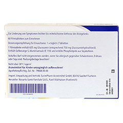 VOLTAFLEX Glucosaminhydrochlor.750mg Filmtabletten 60 Stck - Rckseite