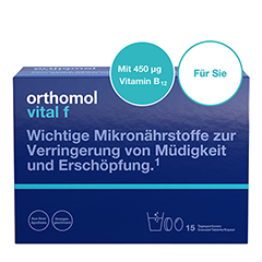 Orthomol Vital f Granulat/Tablette/Kapsel Orange 1 Stck - Info 1