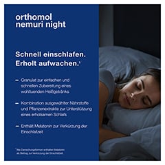 ORTHOMOL nemuri night Granulat 15x10 Gramm - Info 2