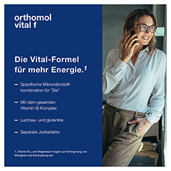 Orthomol Vital f Granulat/Tablette/Kapsel Orange 1 Stck - Info 3