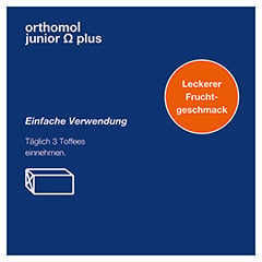 ORTHOMOL Junior Omega plus Kaudragees 90 Stck - Info 3