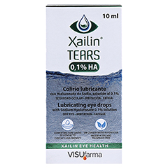 XAILIN Tears 0,1% HA Augentropfen 10 Milliliter - Rckseite