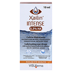 XAILIN Intense 0,3% HA Augentropfen 10 Milliliter - Rckseite