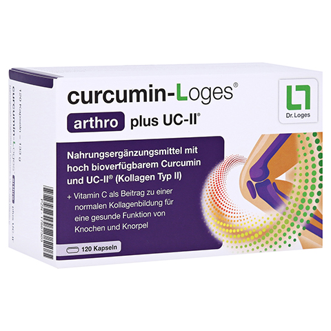 CURCUMIN-LOGES arthro plus UC-II Kapseln 120 Stck