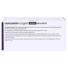 CURCUMIN-LOGES arthro plus UC-II Kapseln 120 Stck - Oberseite