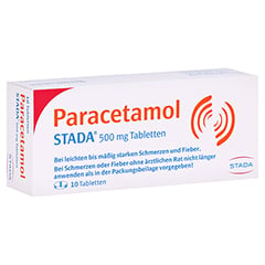 Paracetamol STADA 500mg 10 Stück N1