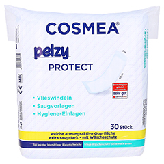 COSMEA pelzy Protect Saugvorlage/Vlieswindel 30 Stck - Vorderseite