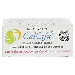 CALCIFU desinfizierendes Fubad 8x10 Milliliter - Vorderseite