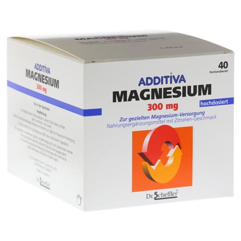 ADDITIVA Magnesium 300 mg Pulver 40 Stck