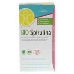 Spirulina 500 mg Bio Naturland Tabletten 550 Stück - Vorderseite