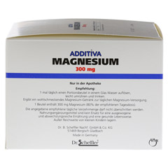 ADDITIVA Magnesium 300 mg Pulver 40 Stck - Linke Seite