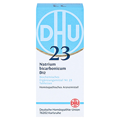 BIOCHEMIE DHU 23 Natrium bicarbonicum D 12 Tabl. 80 Stück - Vorderseite