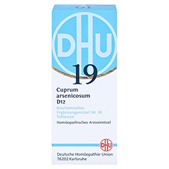 BIOCHEMIE DHU 19 Cuprum arsenicosum D 12 Tabletten 80 Stck N1 - Vorderseite