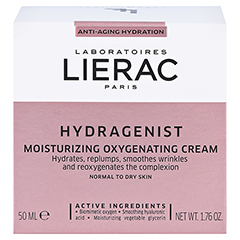 LIERAC HYDRAGENIST Hydratisierende Creme Trockene Haut 50 Milliliter - Vorderseite