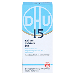 BIOCHEMIE DHU 15 Kalium jodatum D 12 Tabletten 80 Stück N1 - Vorderseite