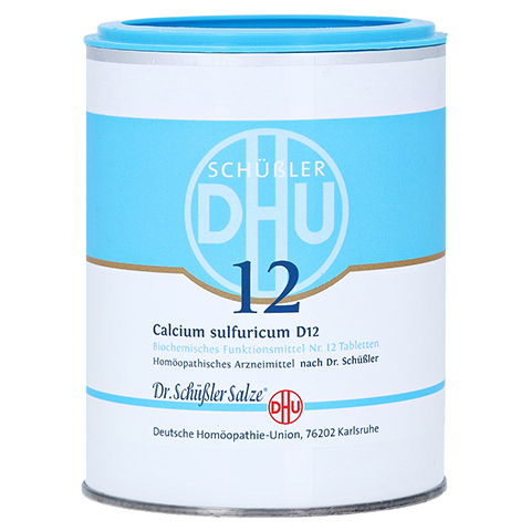 BIOCHEMIE DHU 12 Calcium sulfuricum D 12 Tabletten 1000 Stück