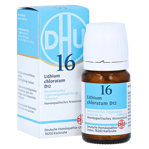 BIOCHEMIE DHU 16 Lithium chloratum D 12 Tabletten 80 Stück