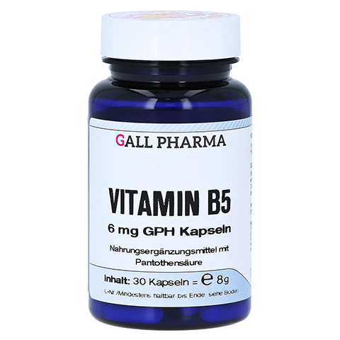 VITAMIN B5 6 mg GPH Kapseln 30 Stück