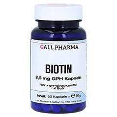 BIOTIN 2,5 mg GPH Kapseln 60 Stück