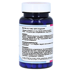 BIOTIN 2,5 mg GPH Kapseln 60 Stück - Linke Seite
