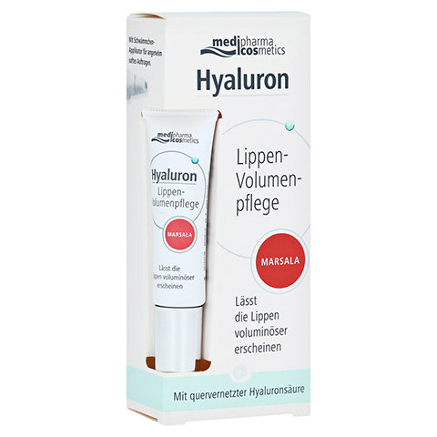 medipharma Hyaluron Lippen-Volumenpflege marsala 7 Milliliter