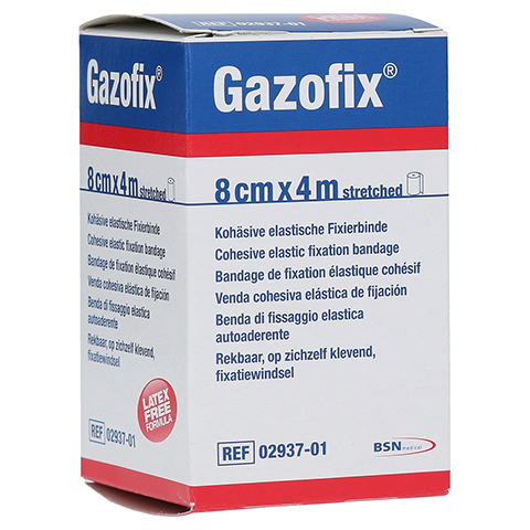 GAZOFIX Fixierbinde kohsiv 8 cmx4 m 1 Stck