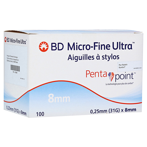 BD MICRO-FINE ULTRA Pen-Nadeln 0,25x8 mm 31 G 100 Stck