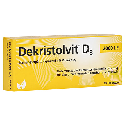 DEKRISTOLVIT D3 2.000 I.E. Tabletten 30 Stück
