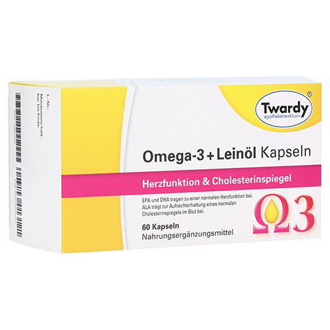 OMEGA-3+Leinl Kapseln 60 Stck