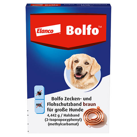 BOLFO Flohschutzband braun f.große Hunde 1 Stück