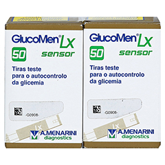 GLUCOMEN LX Sensor Teststreifen 2x50 Stck - Vorderseite