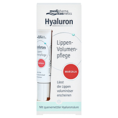 medipharma Hyaluron Lippen-Volumenpflege marsala 7 Milliliter - Vorderseite