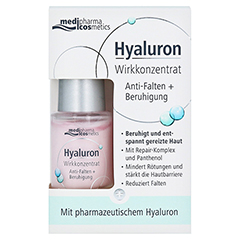 medipharma Hyaluron Wirkkonzentrat Anti Falten + Beruhigung 13 Milliliter - Vorderseite
