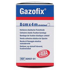 GAZOFIX Fixierbinde kohsiv 8 cmx4 m 1 Stck - Linke Seite
