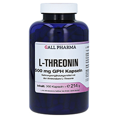 L-THREONIN 500 mg GPH Kapseln 360 Stck