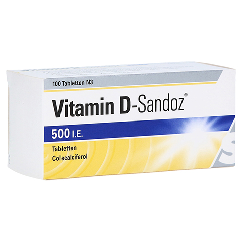 VITAMIN D SANDOZ 500 I.E. Tabletten 100 Stck N3