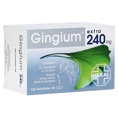 GINGIUM extra 240 mg Filmtabletten 120 Stck N3