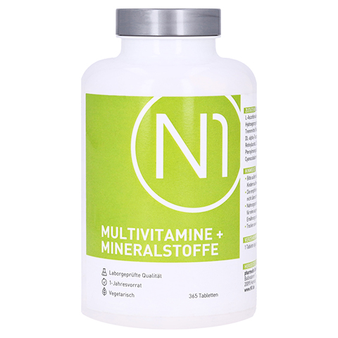 N1 Multivitamine+Mineralstoffe Tabletten 365 Stück