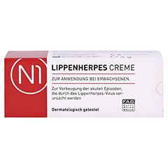 N1 LIPPENHERPES Creme 2 Gramm - Vorderseite