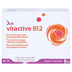 VITACTIVE B12 Denk Kapseln 30 Stck - Vorderseite