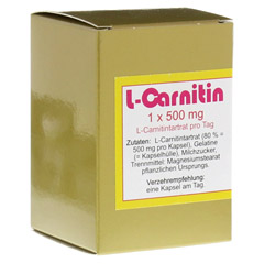L-CARNITIN 1x500 mg Kapseln 45 Stck
