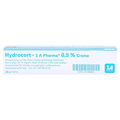 Hydrocort-1A Pharma 0,5% 15 Gramm - Unterseite