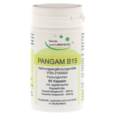 PANGAM Vitamin B15 Kapseln 60 Stck