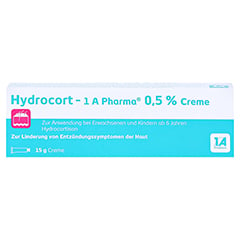 Hydrocort-1A Pharma 0,5% 15 Gramm - Vorderseite