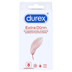 DUREX extra dünn Kondome 8 Stück - Vorderseite