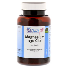 NATURAFIT Magnesium 130 Citr Kapseln 120 Stück