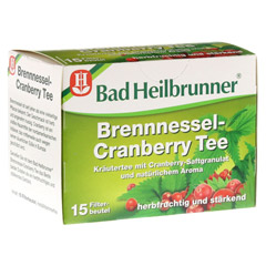 BAD HEILBRUNNER Brennessel-Cranberry Tee Fbtl. 15x1.8 Gramm